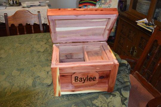 Cedar Chest, Jewelry Box, Personalized Gift, Treasure Chest