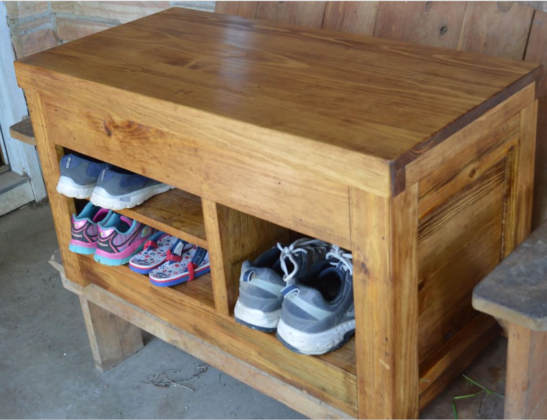 Entryway Bench, Hidden Storage, Shoe Storage