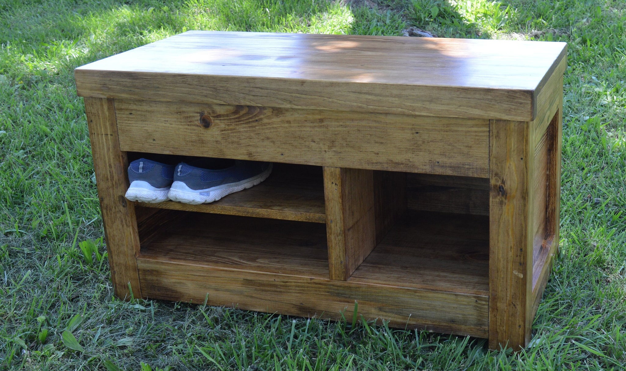 Simple Bench with Hidden Boot Storage