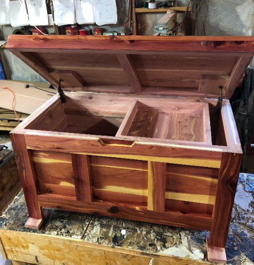 Medium Cedar Chest, Hope Chest