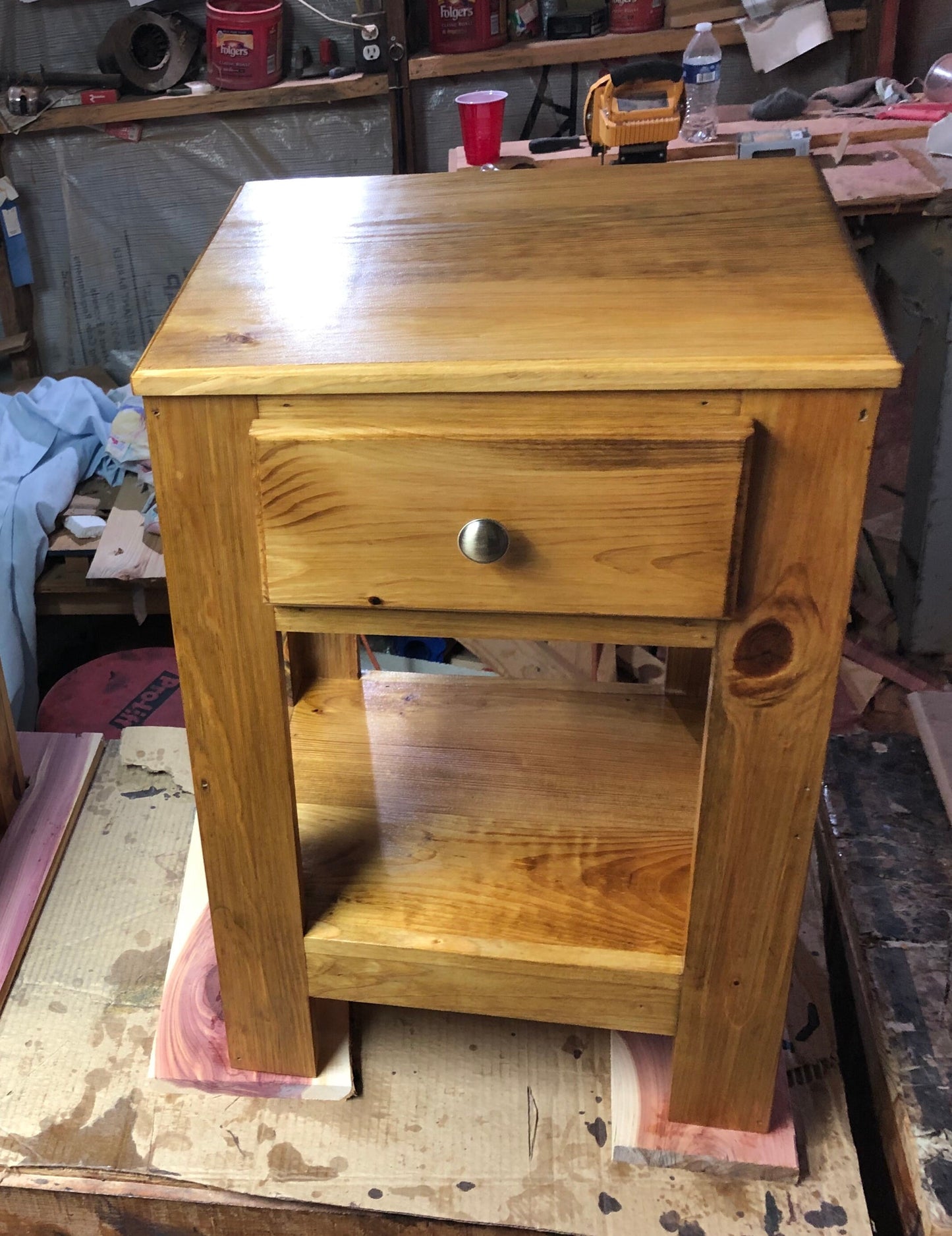 Night Stand, End Table, wood table, Rustic Table